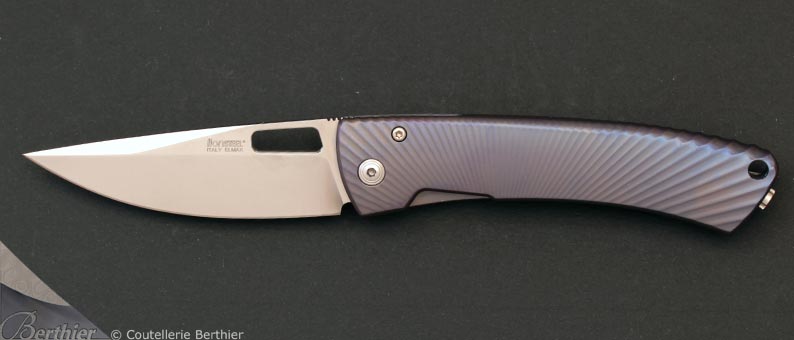 Couteau de poche TiSpine TS1-VMTitane Violet mat