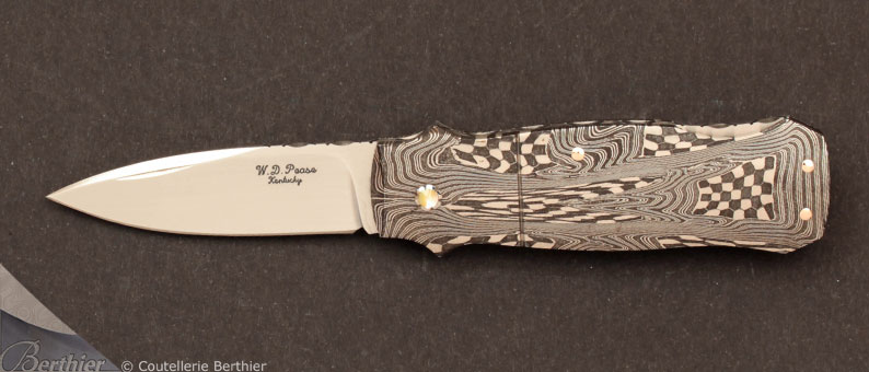 Couteau de poche de collection de W.D. Pease