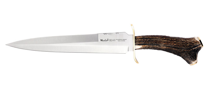 Dague BEAR en bois de cerf 240 mm par Muela REF HB_9250
