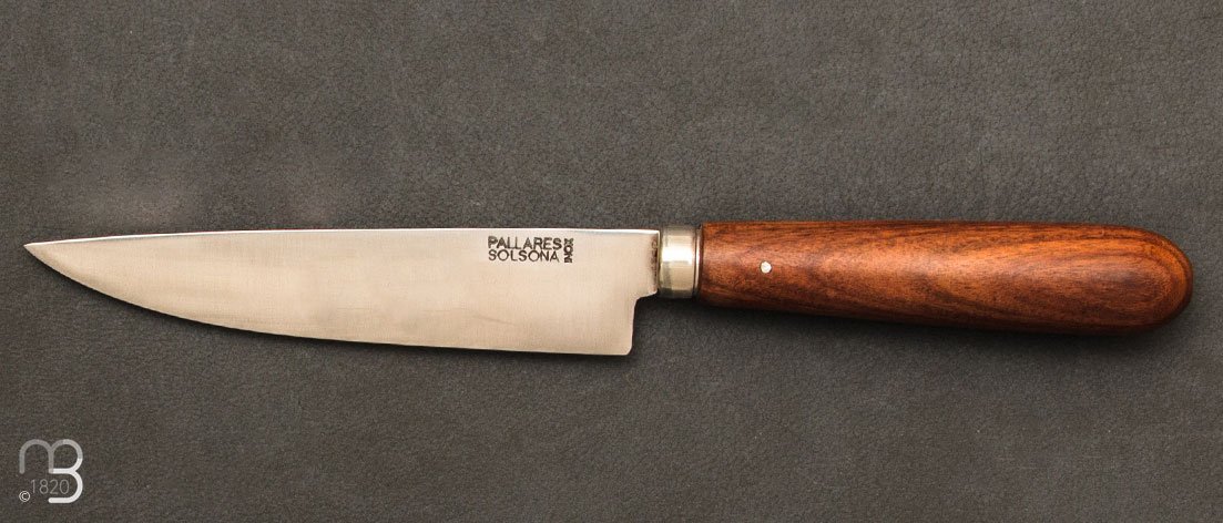 Couteau de cuisine Pallarès Solsona bois de violette 12 cm - Inox