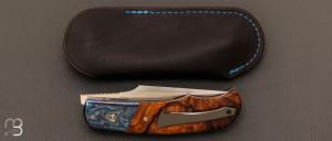  Couteau  "  New Hardy " custom par Rémi Lavialle - RWL34 et bois de fer d'Arizona