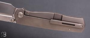   Couteau " Albatros " par KBKnives - Titane et lame en M390