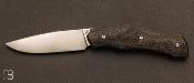Couteau "BIB’S EVO4" en fibre de carbone et N690Co par Romain Bignon