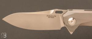   Couteau 1504A par Rike Knives - Titane et lame en M390