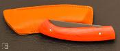 Couteau de poche 1515 G10 orange et lame 19C27 par Manu Laplace