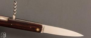 Couteau " 2 pièces " de poche par Jean-Marc Arnaud - Bois de fer