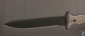   Couteau 7'' GREEN BERET par Chris Reeve - CPM Magnacut et Black canvas micarta