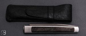  Couteau " APEX " custom de Lionel Lalague - Fatcarbon et Damasteel