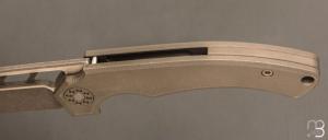    Couteau " BRB4 V1 #56 " par Jan Ole Blaurock - Blaurock Blades - Titane et RWL34