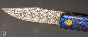   Couteau " BRLW Fulldress Damast " par Böker Solingen - Limited Edition N°57/99 - 110675DAM