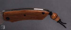    Couteau " Biggy " custom par Charron Baptiste BC Coutellerie - Micarta