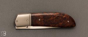   Couteau  "  Bohème " custom par Rémi Lavialle - RWL34 et bois de fer