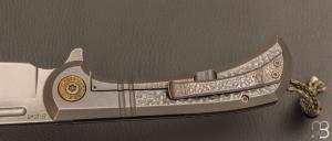   Couteau " Bullet  " pliant de Gudy van Poppel - Titane et Böhler N690