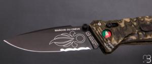    Couteau pliant C.A.C. " L'Engagement " Légion étrangère - G10 camouflage