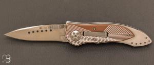  Couteau CRKT E-Lock Bronze design Allen Elishewitz - 7323