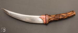    Couteau " Carved Oosic Persian Tanto " custom par Mardi Meshejian