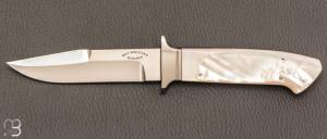   Couteau  "  Chute Knife intgral " par Dietmar F. Kressler - Nacre