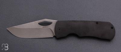      Couteau "Dixon" par MCNees Knives - Titane et lame en Magnacut