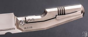   Couteau " Elementak " par CKF Knives et Thomas Gony GTKnives - Titane  et M398