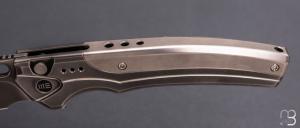   Couteau " Exciton WE22038A-7 " WE KNIFE - N°198/310 - Gray Titanium et CPM 20CV