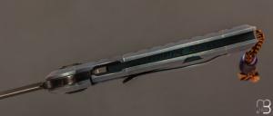  Couteau " Ferox Prototype "pliant de Gudy van Poppel - Titane et Böhler N690