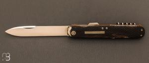   Couteau " Fisherman " par Mathieu Herrero - Corne de Buffle