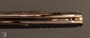   Couteau " Fisherman " par Mathieu Herrero - Corne de Buffle