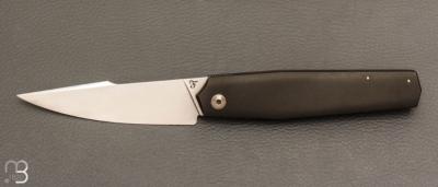   Couteau " Frame-Lock custom " par Florian Dreyer FD-Knives - Titane et RWL34
