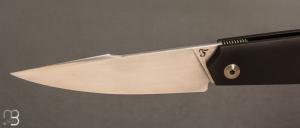   Couteau " Frame-Lock custom " par Florian Dreyer FD-Knives - Titane et RWL34