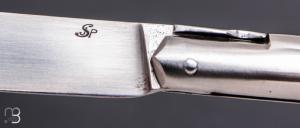   Couteau " Issoire " de collection par Jean-Pierre Suchéras - Ivoire de phacochère