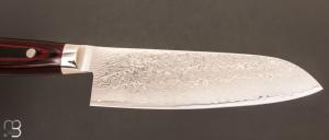  Couteau Japonais YAXELL " Super Gou SG2 Damas 160 couches - Santoku 16,5 cm - Y37101
