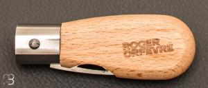   Couteau " Junior " Roger Orfèvre système K-Lock - Hêtre