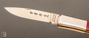 Couteau " Kaico-You " lock back par Kane Tsune - Pakkawood et AUS-8