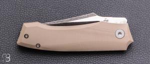 Couteau " Kazy " par Böker Plus - Collaboration Gabriel Berthelemy - G10 et Nitro-V
