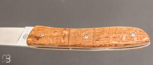 Couteau L08 par Atelier Perceval - Fût de chêne et 14c28n