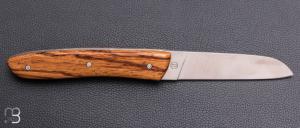  Couteau " L08 " par Atelier Perceval - Bois de serpent et 19c27