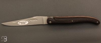   Couteau Laguiole Aubrac "Terre d'aubrac” stabilisée