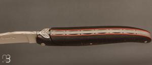   Couteau Laguiole Aubrac "Terre d'aubrac” stabilisée