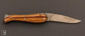 Couteau " Le Compagnon " en bois de serpent par Charles Couttier - Chevalerias