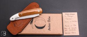    Couteau " Le Passager Summer" de Pierre Thomas - Atelier Odae - G10 et Micarta