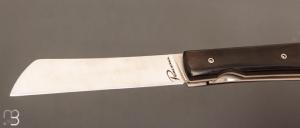  Couteau " Le Vendredi" par Perceval - ébène de Mozambique