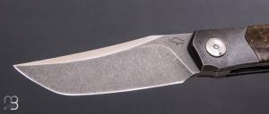    Couteau "Liner-lock" custom par Guy Poggetti - Micarta WW2 et elmax