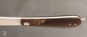    Couteau " London " pliant fait main par Bastien Toubhans - Atelier Beau Merle - Micarta et RWL34
