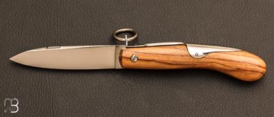 Couteau de poche Milan 12 cm Olivier par J. Mongin