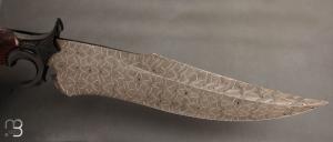    Couteau " Mercury - Mosaic Damascus Fighter " custom de Claudio Sobral & Ariel Sobral - CAS Knives