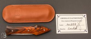  Couteau " L'Oegopsyde " fait main par Laraud Blade  - Cocobolo et 14C28