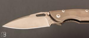   Couteau  "  Officer Titane  " custom par Sacha Thiel
