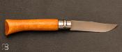 Couteau Opinel N°10 manche hêtre - lame acier carbone