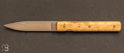 Perceval knife Le Français Boxwood burl HB_1879