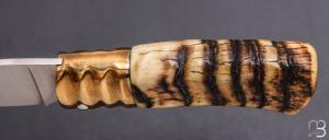    Couteau  " Piccolo " custom de Giuseppe Galante - Belier et 14c28N